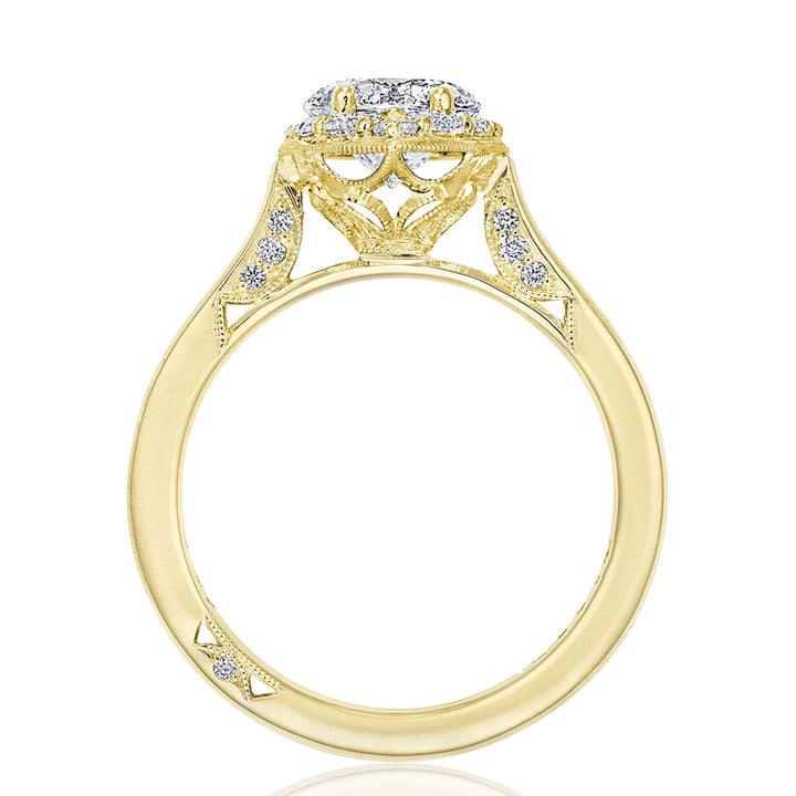 Round Bloom Engagement Ring