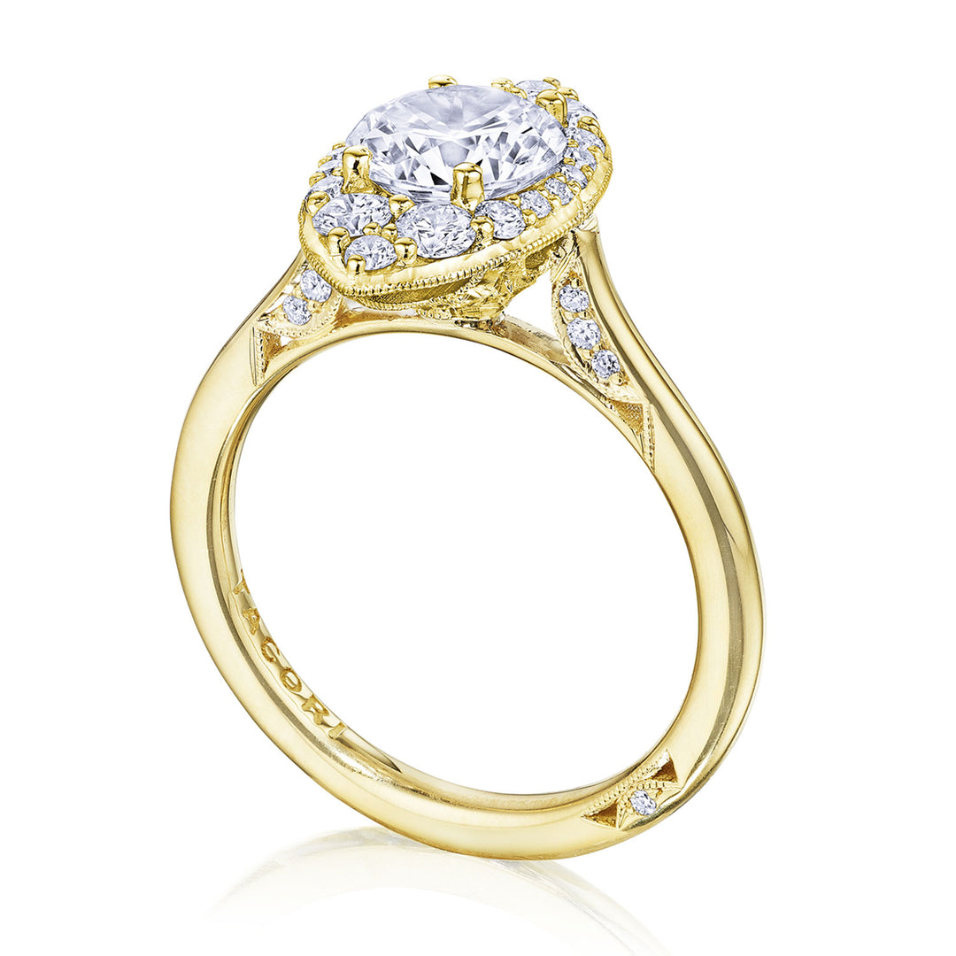 Round Bloom Engagement Ring