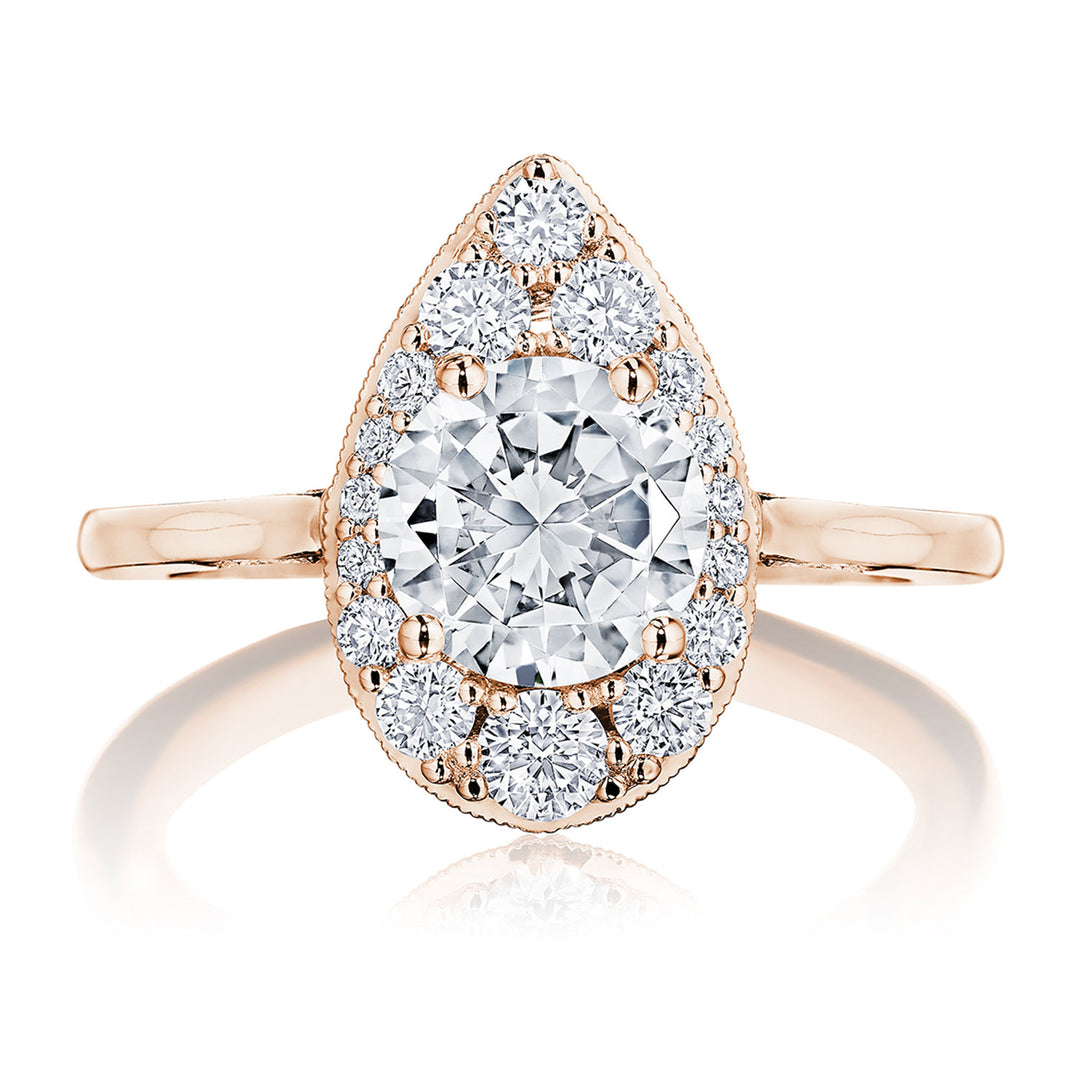 Round Bloom Engagement Ring
