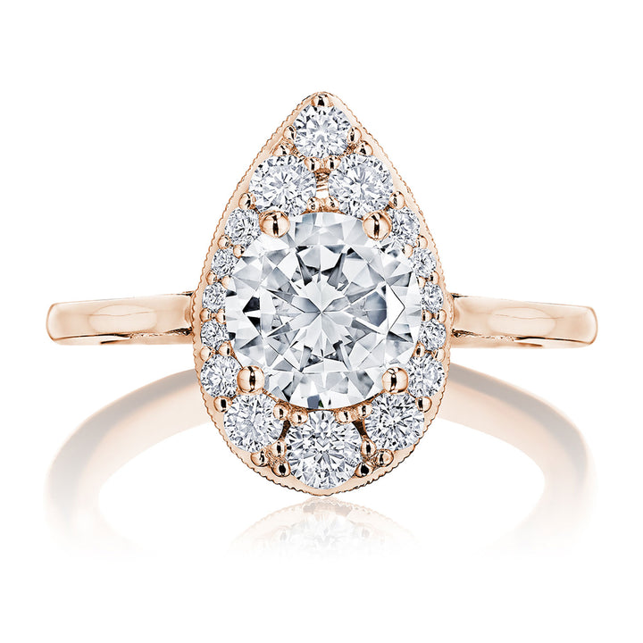Round Bloom Engagement Ring