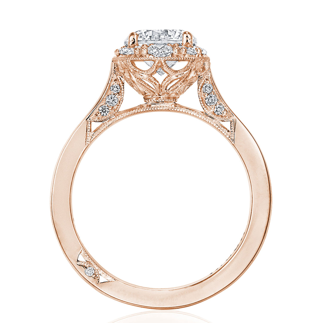 Round Bloom Engagement Ring