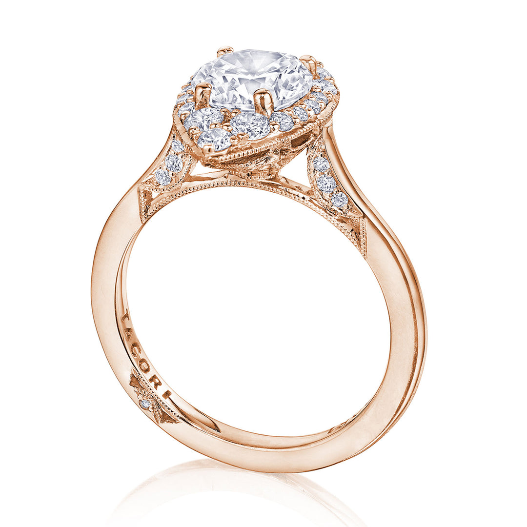 Round Bloom Engagement Ring