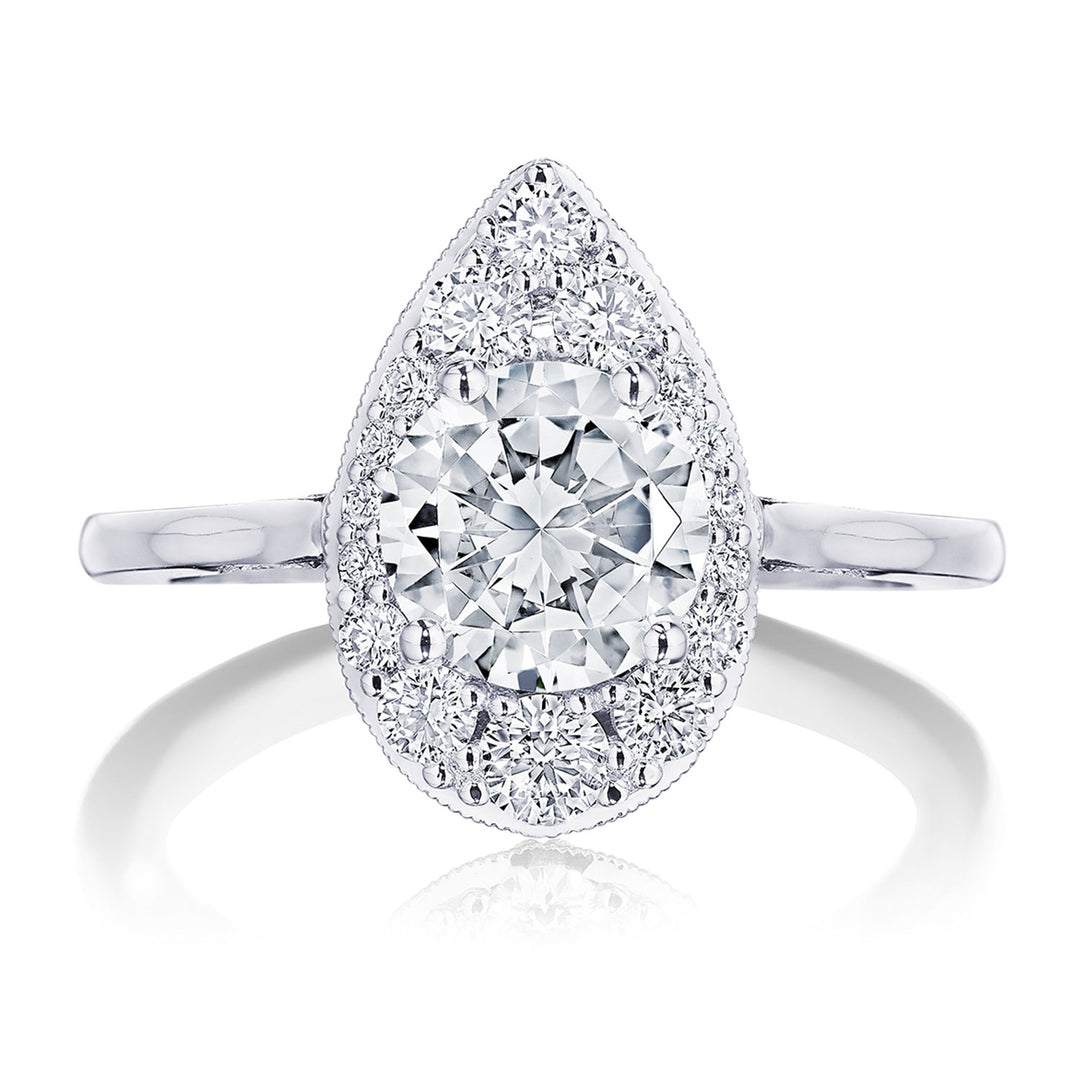 Round Bloom Engagement Ring