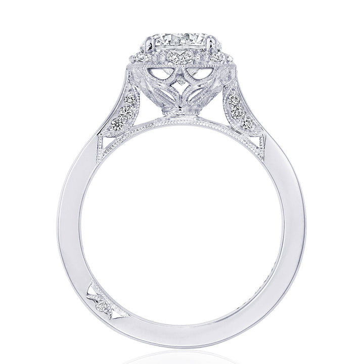 Round Bloom Engagement Ring