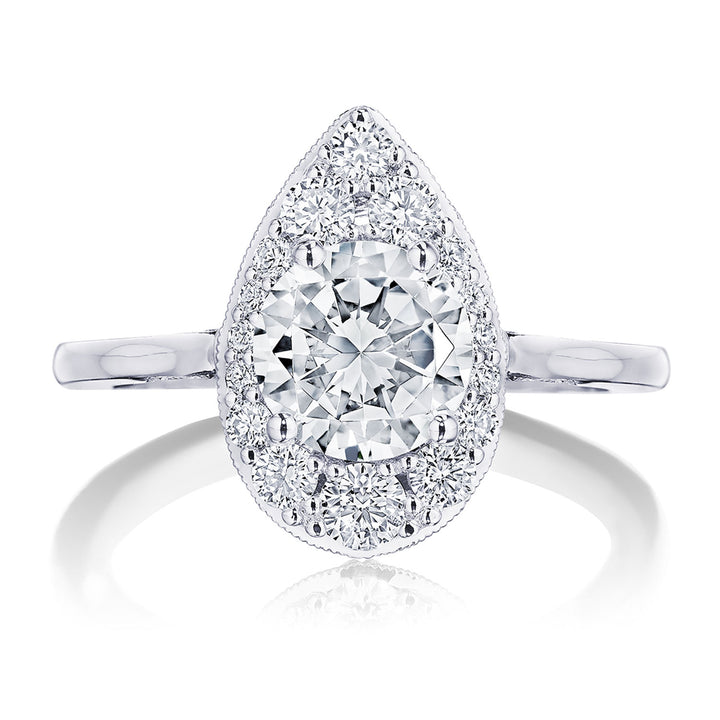 Round Bloom Engagement Ring