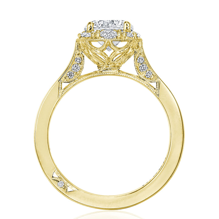 Round Bloom Engagement Ring