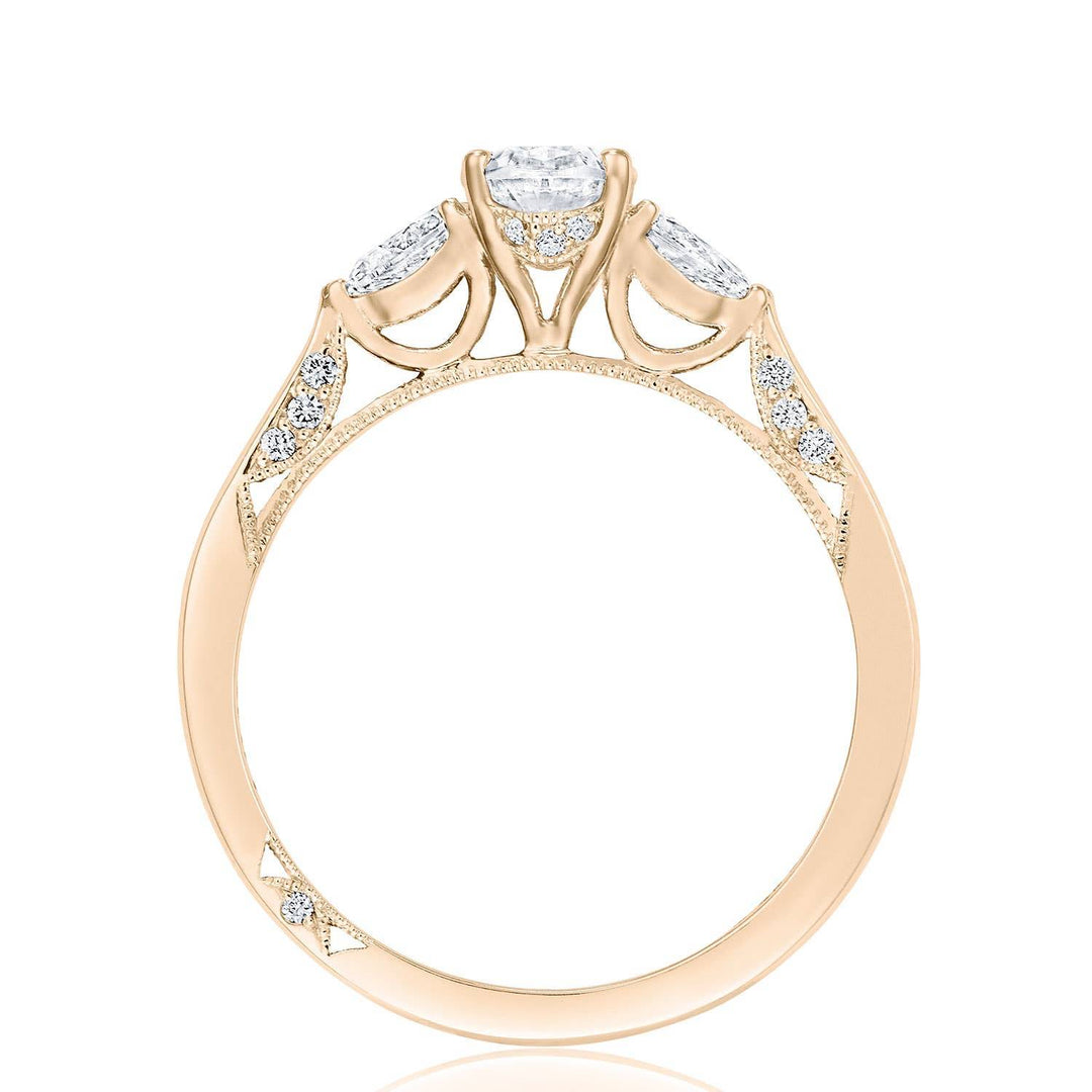 Oval 3-Stone Engagement Ring