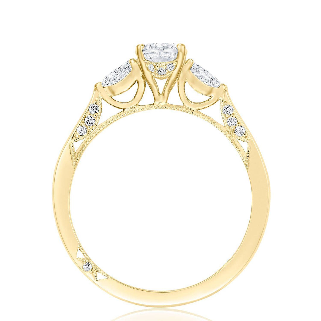 Oval 3-Stone Engagement Ring