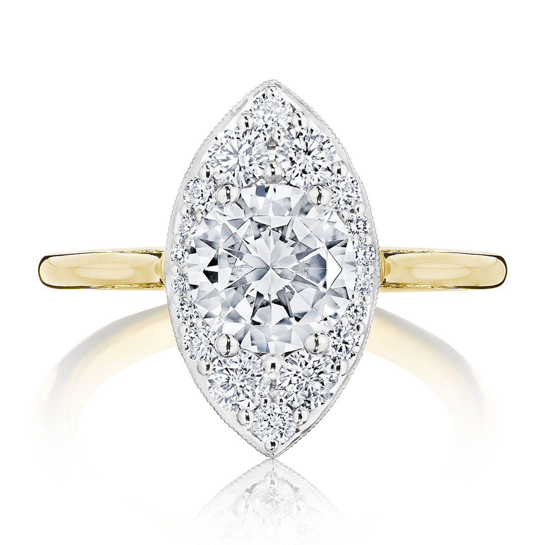 Round Bloom Engagement Ring