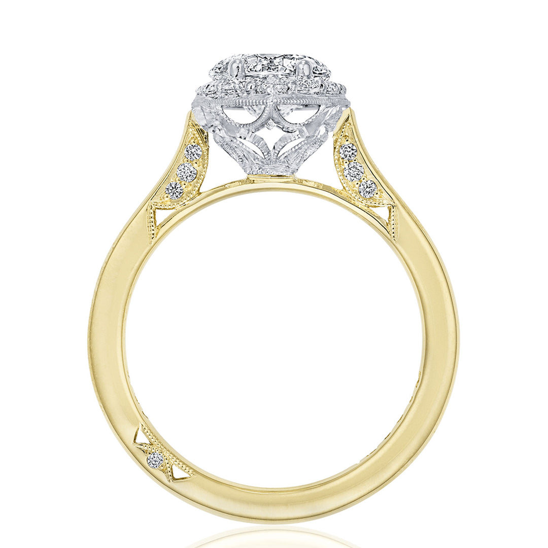 Round Bloom Engagement Ring