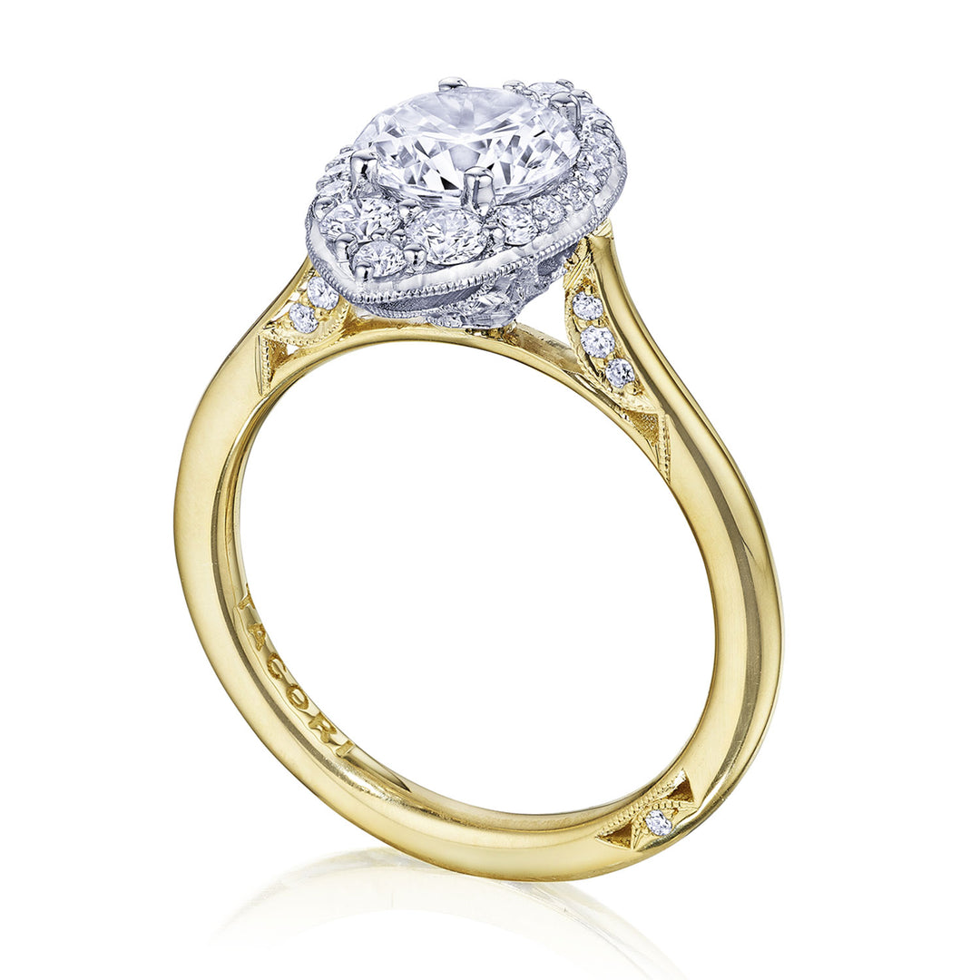 Round Bloom Engagement Ring