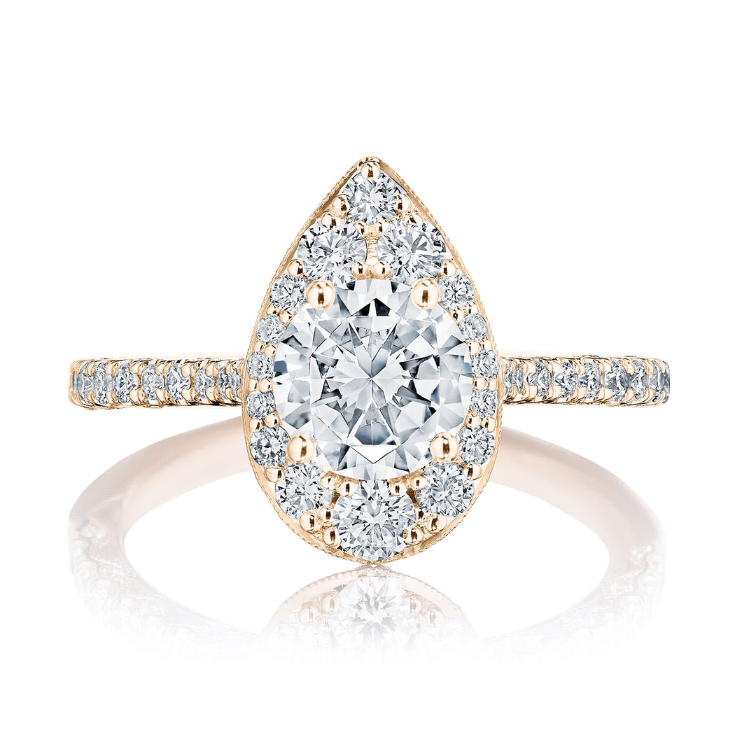 Round Bloom Engagement Ring