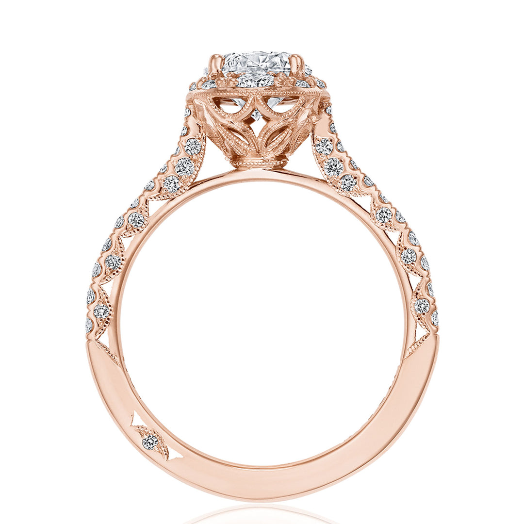 Round Bloom Engagement Ring