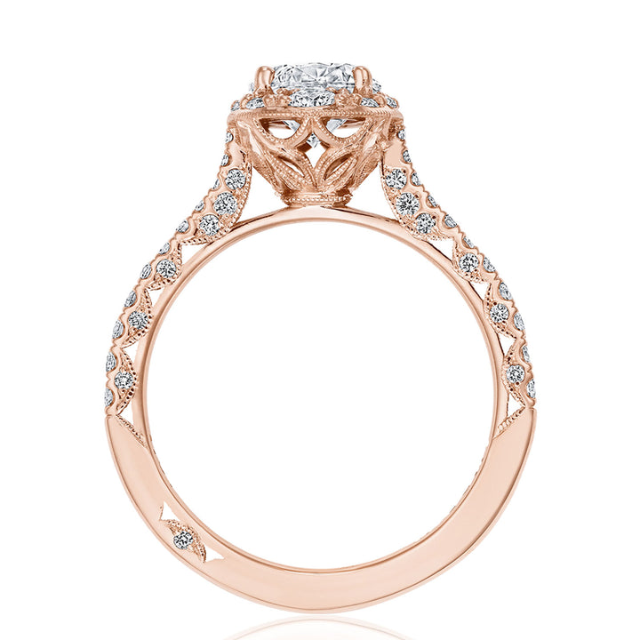 Round Bloom Engagement Ring