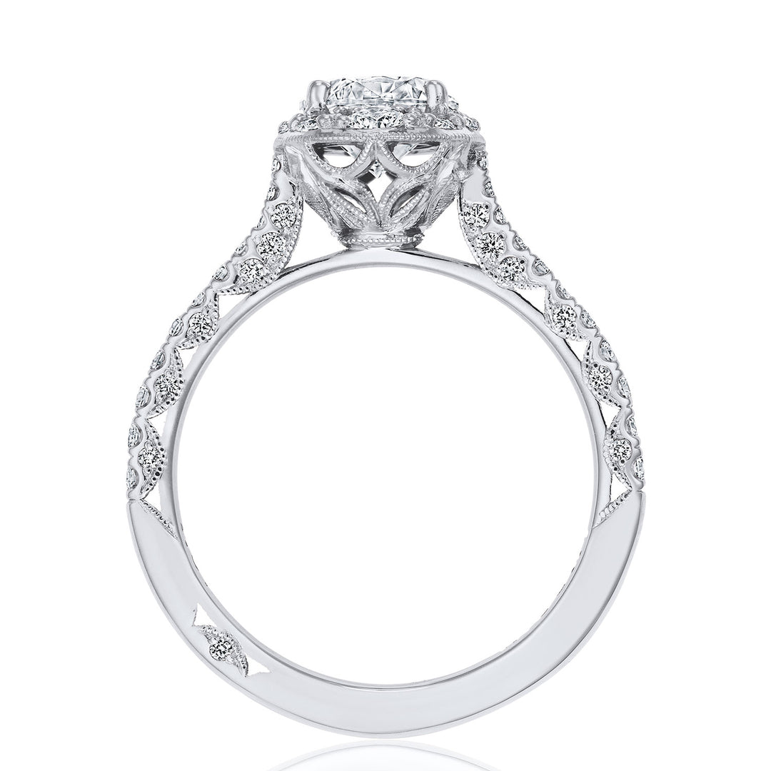 Round Bloom Engagement Ring