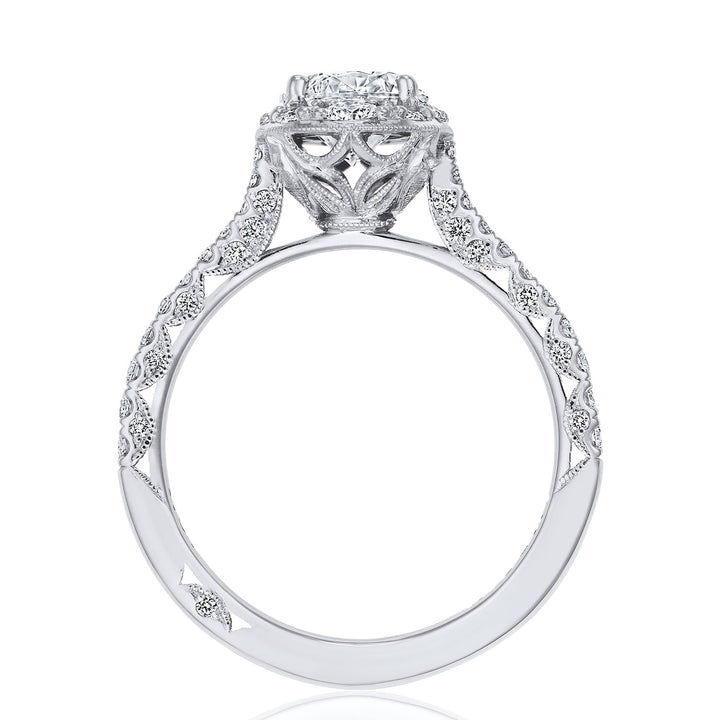 Round Bloom Engagement Ring