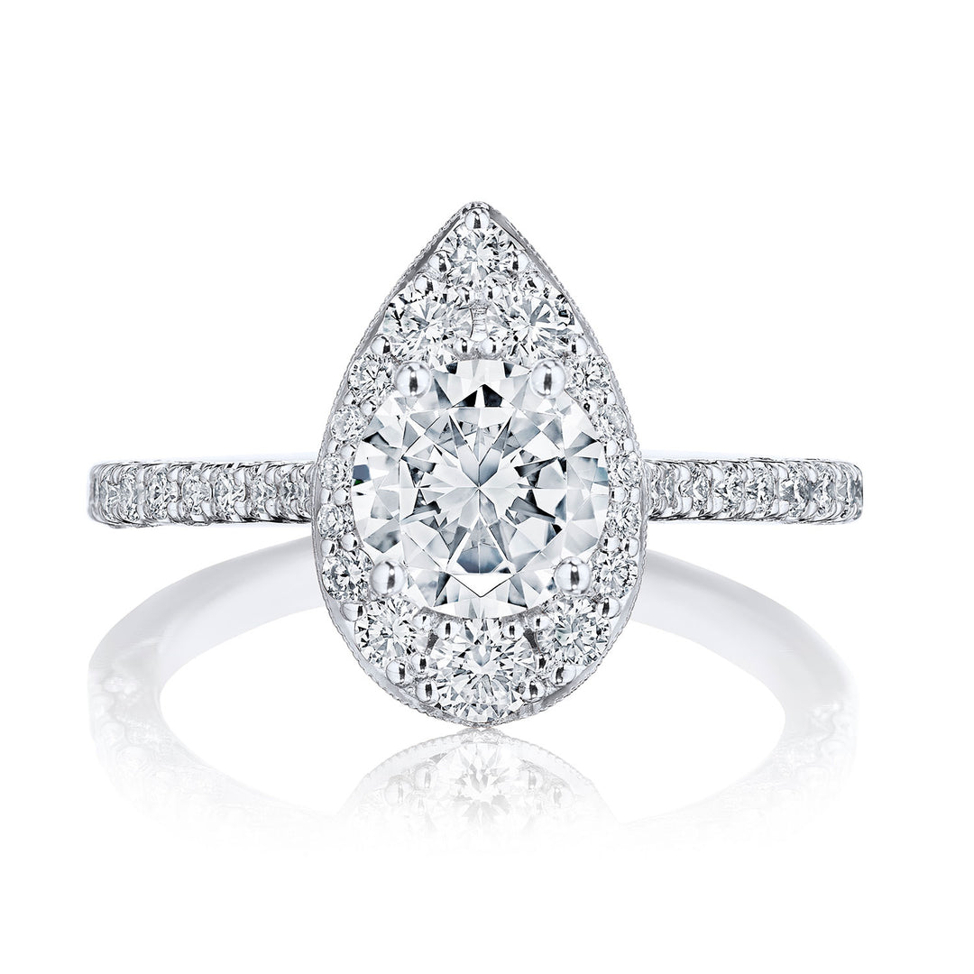 Round Bloom Engagement Ring
