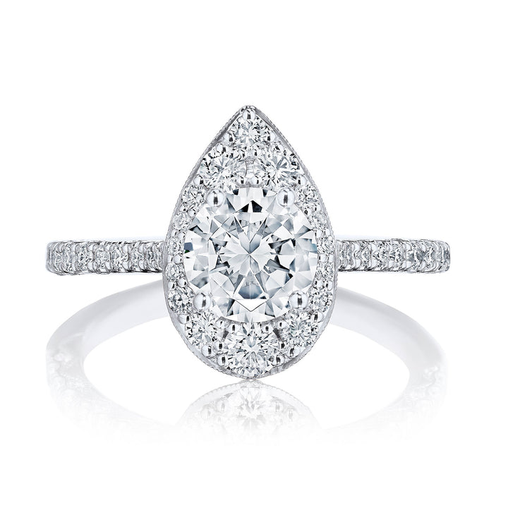 Round Bloom Engagement Ring
