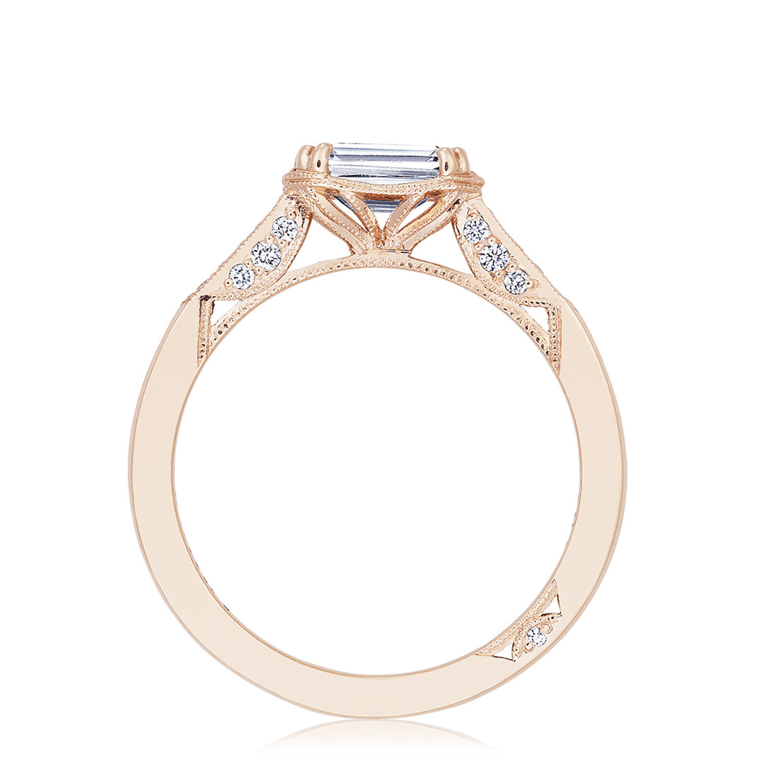 Emerald Solitaire Engagement Ring