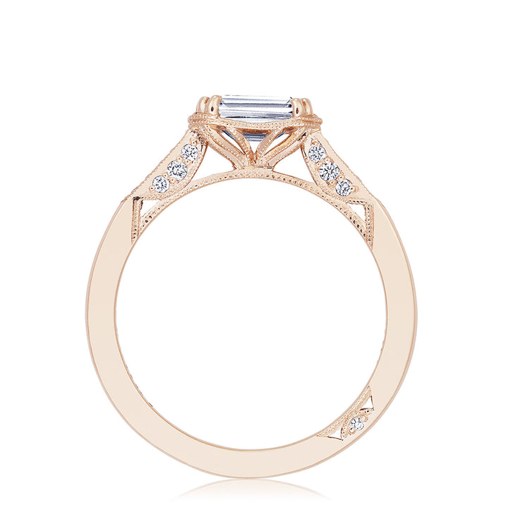 Emerald Solitaire Engagement Ring