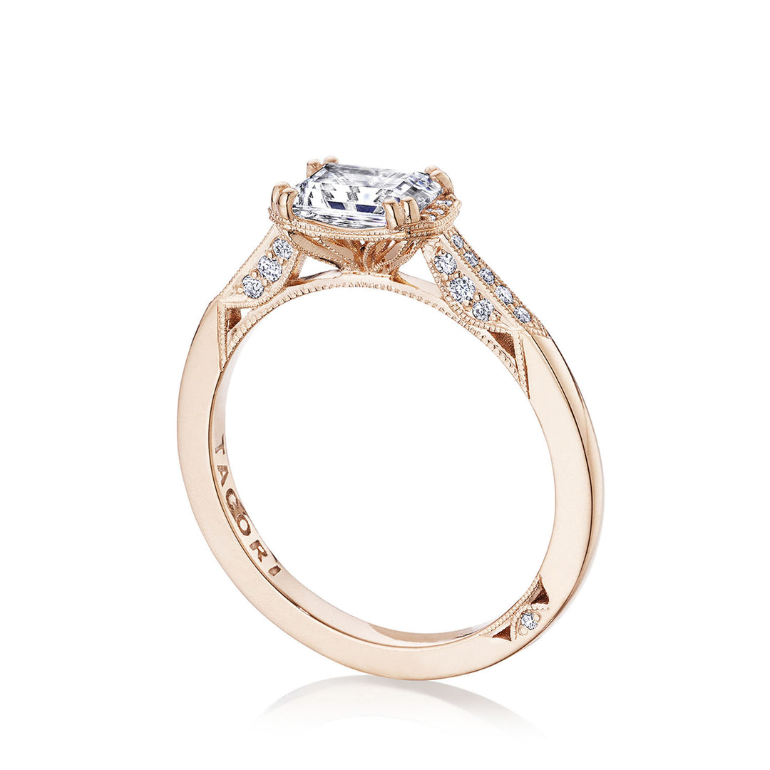 Emerald Solitaire Engagement Ring