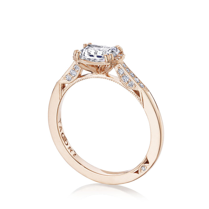 Emerald Solitaire Engagement Ring