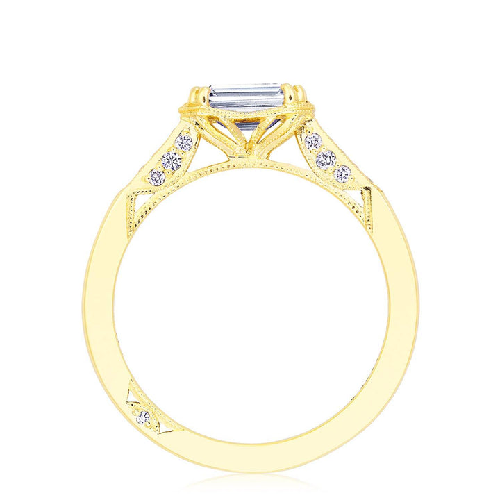 Emerald Solitaire Engagement Ring