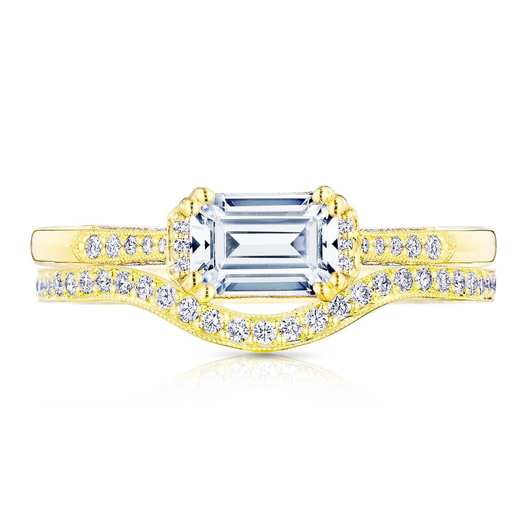 Emerald Solitaire Engagement Ring