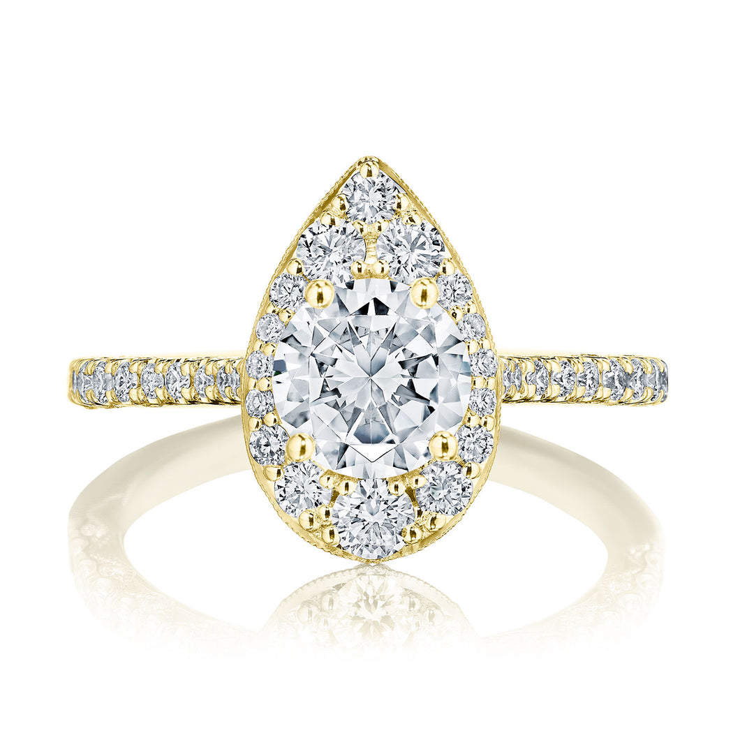 Round Bloom Engagement Ring