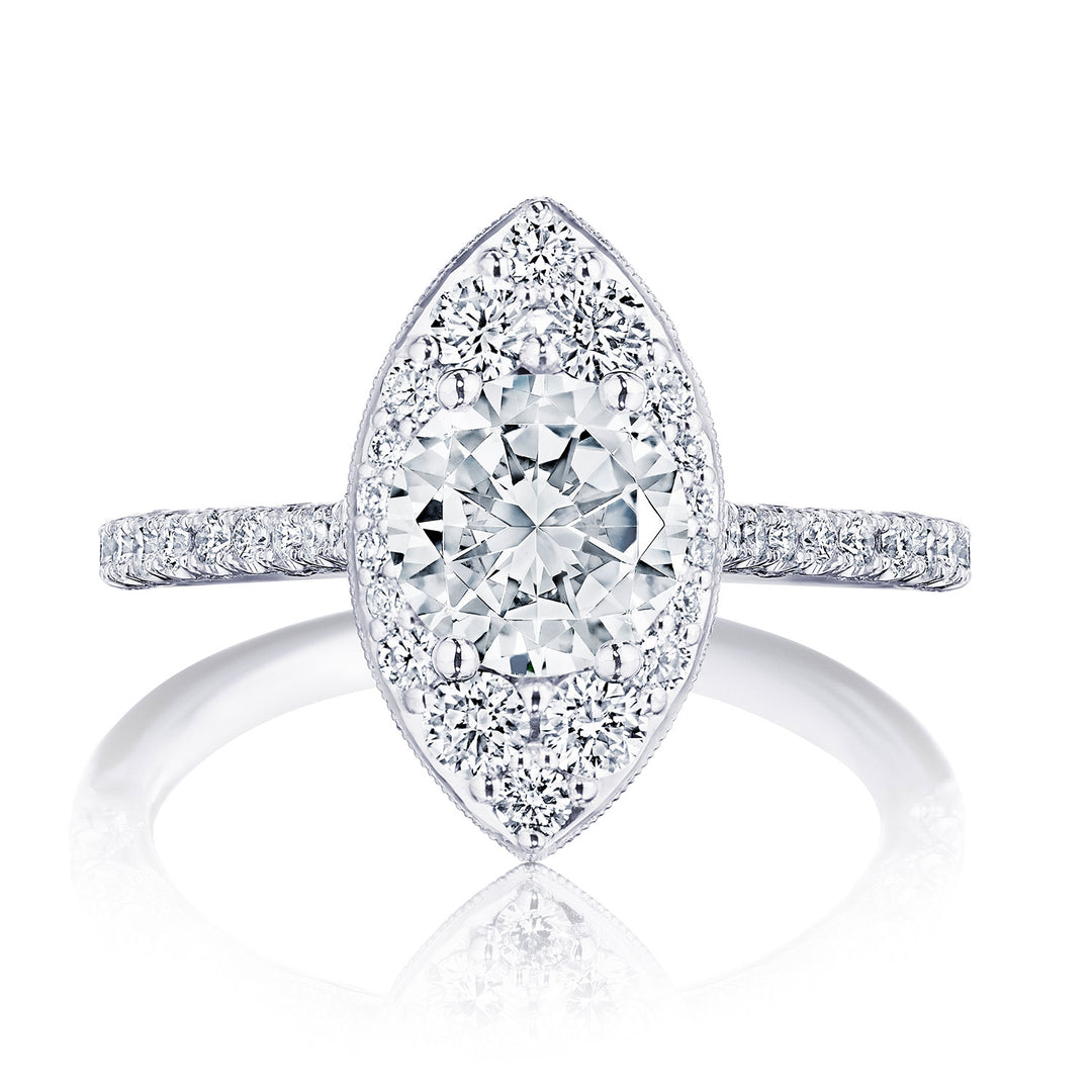 Round Bloom Engagement Ring