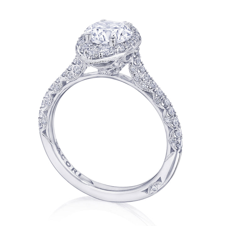 Round Bloom Engagement Ring