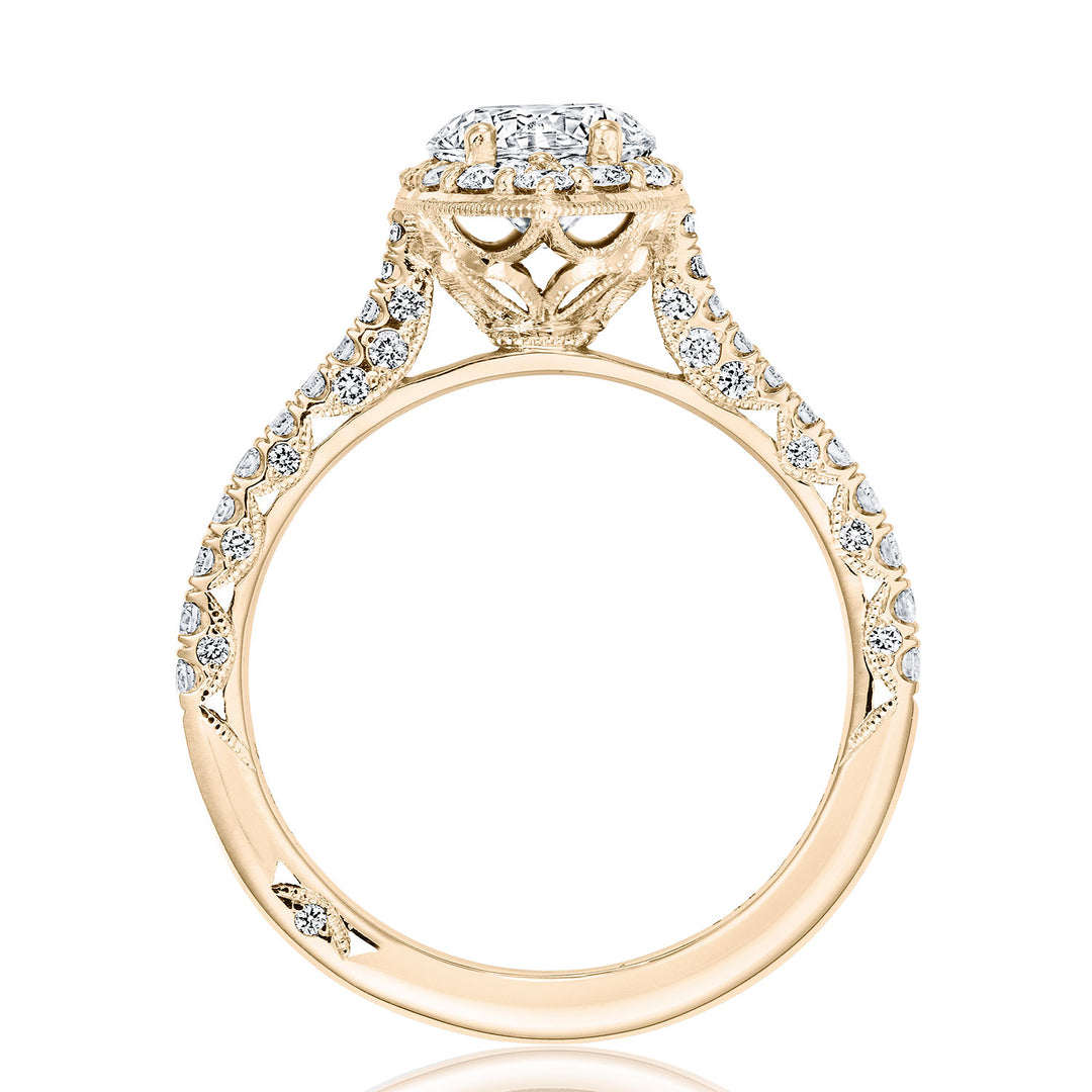 Round Bloom Engagement Ring