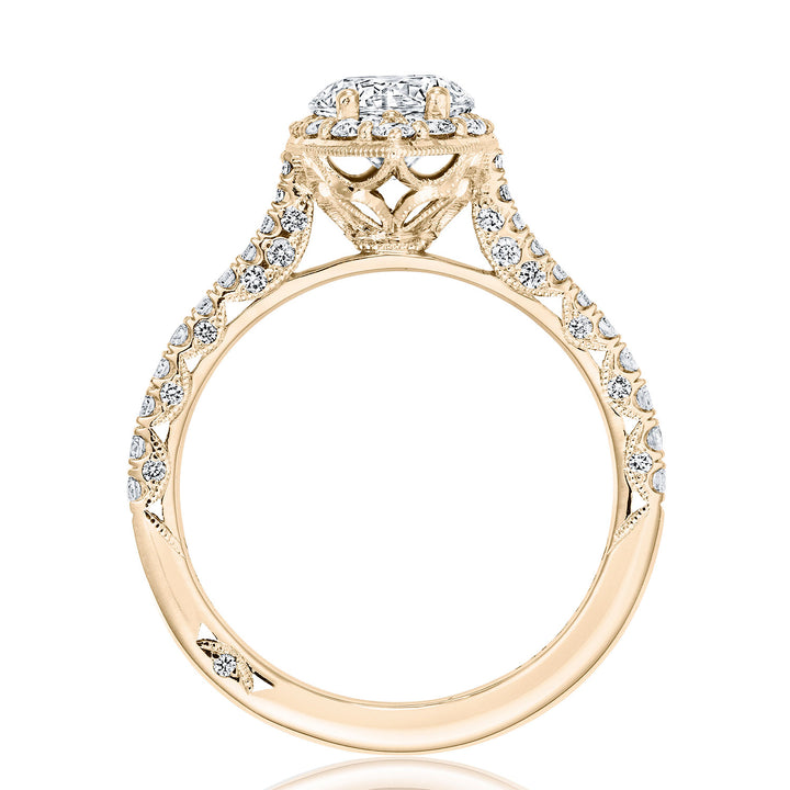 Round Bloom Engagement Ring