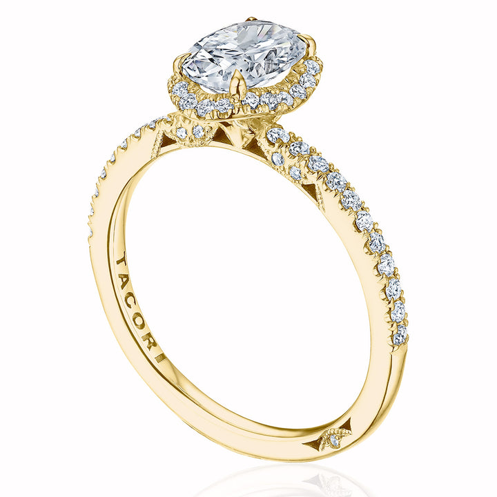 Oval Bloom Engagement Ring