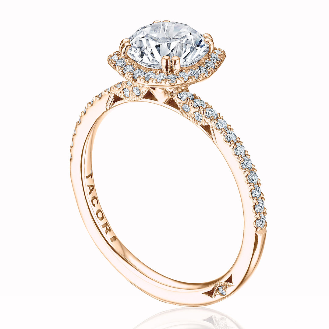 Cushion Bloom Engagement Ring