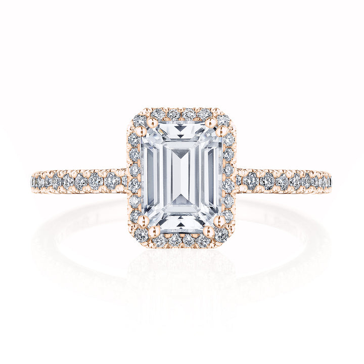 Emerald Bloom Engagement Ring