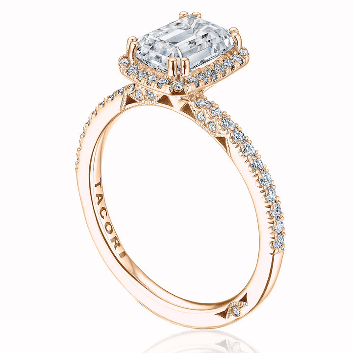 Emerald Bloom Engagement Ring