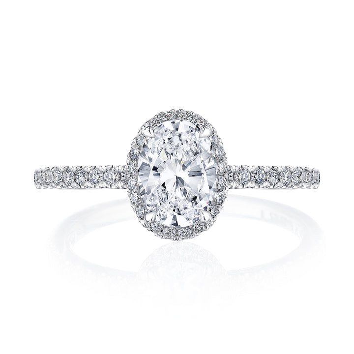 Oval Bloom Engagement Ring