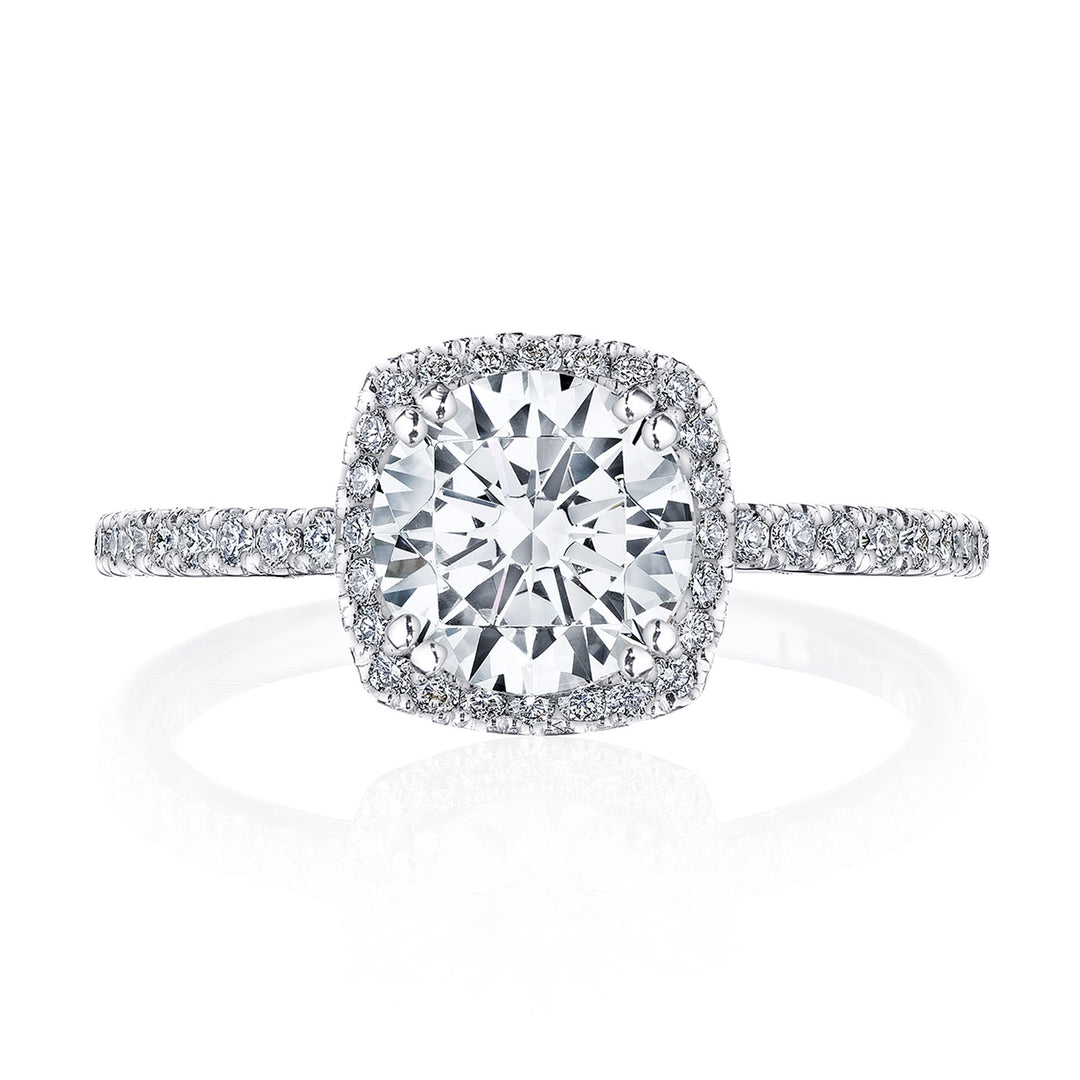 Cushion Bloom Engagement Ring