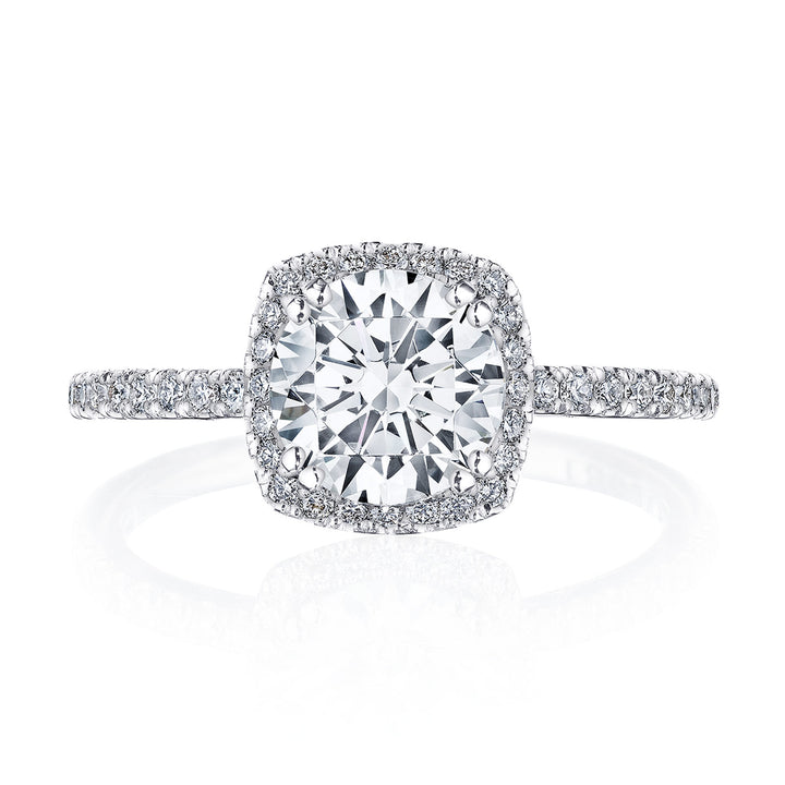 Cushion Bloom Engagement Ring