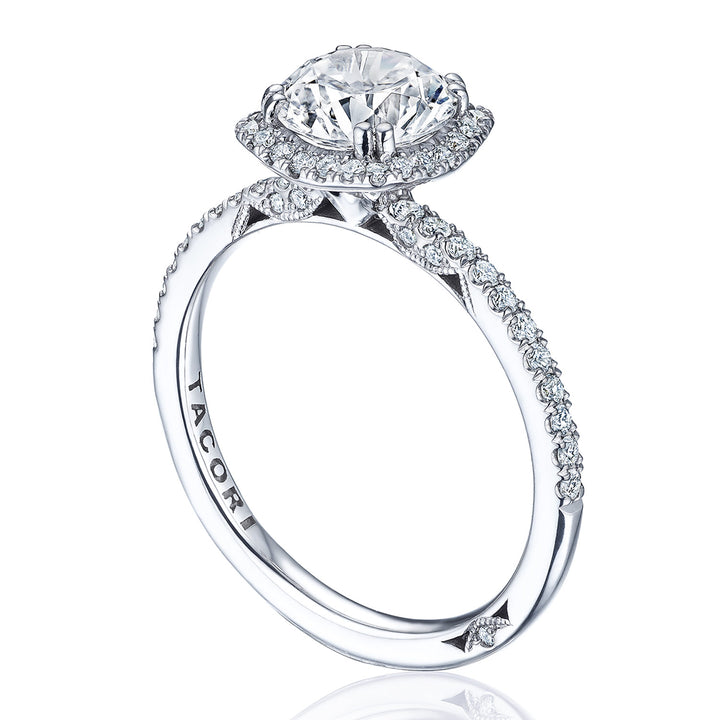 Cushion Bloom Engagement Ring