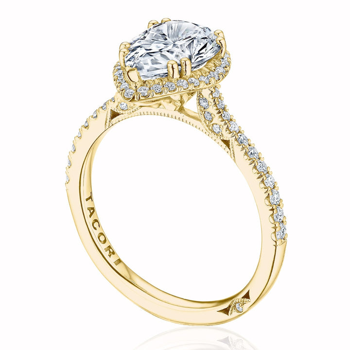 Pear Bloom Engagement Ring