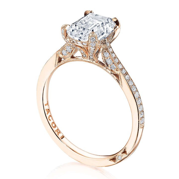 Emerald Solitaire Engagement Ring