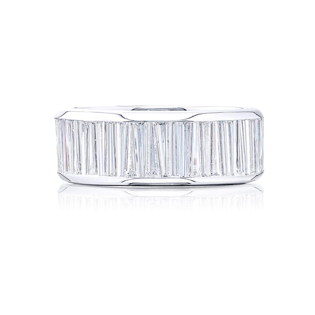 Elegance Elevated: Signature Channel Diamond Band
