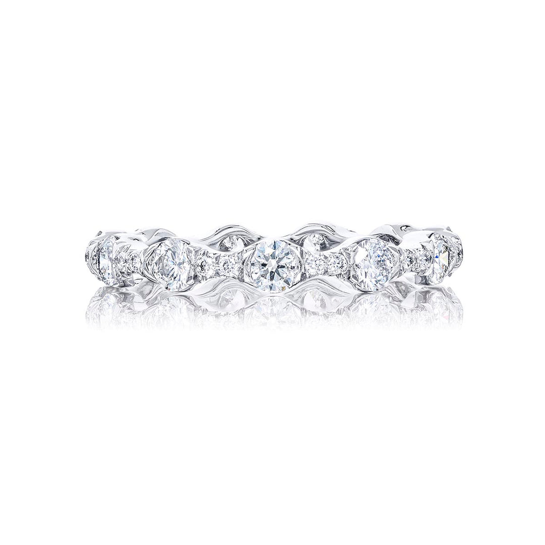 Diamond Eternity Band Round Diamonds Bezel Set 1.16 ctw.