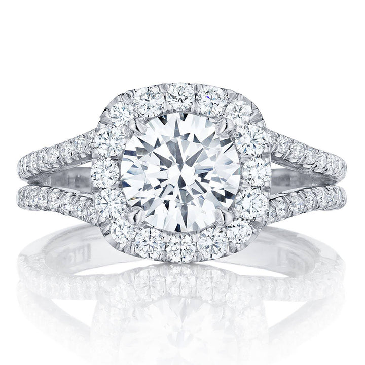 Round Bloom Engagement Ring