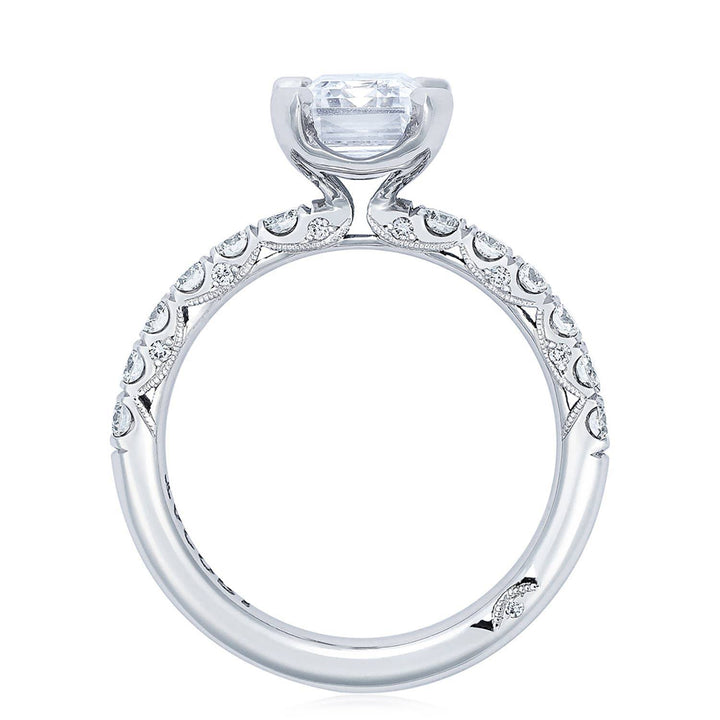 Emerald Solitaire Engagement Ring