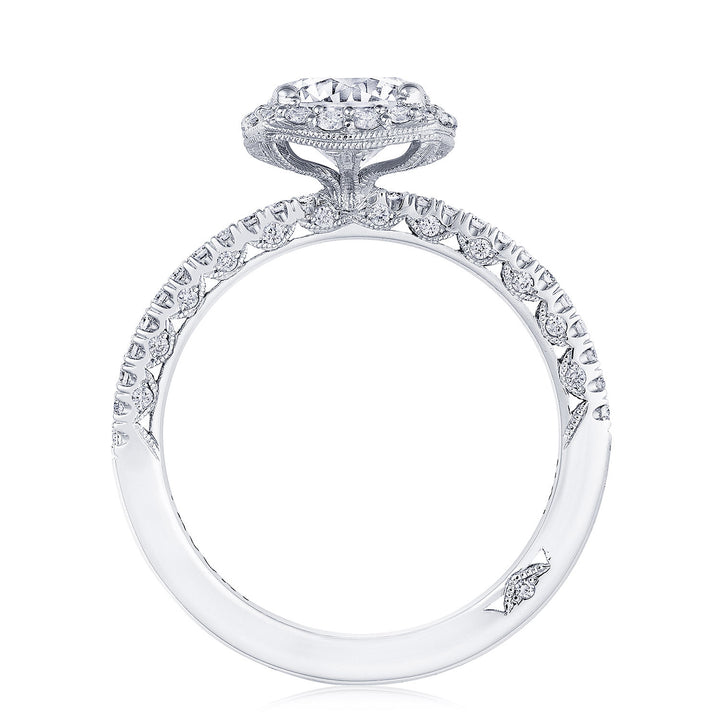 Round Bloom Engagement Ring