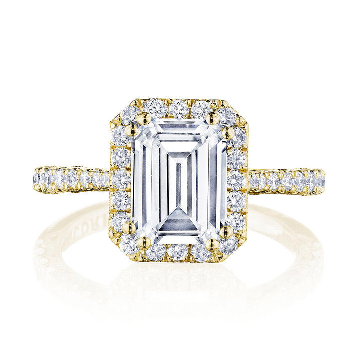 Emerald Bloom Engagement Ring