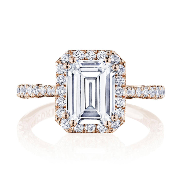 Emerald Bloom Engagement Ring